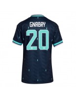 Německo Serge Gnabry #20 Venkovní Dres pro Dámské MS 2026 Krátký Rukáv